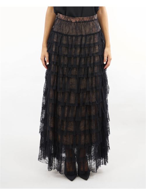 Long skirt in Chantilly lace Twinset TWIN SET | Skirt  | TT20726